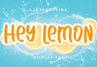 Hey Lemon Font - Featured Image