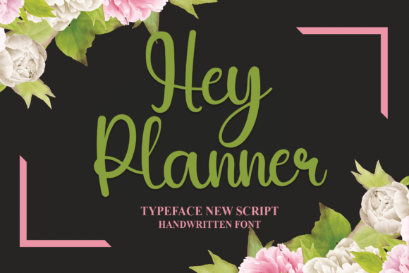 Hey Planner Font - Featured Image