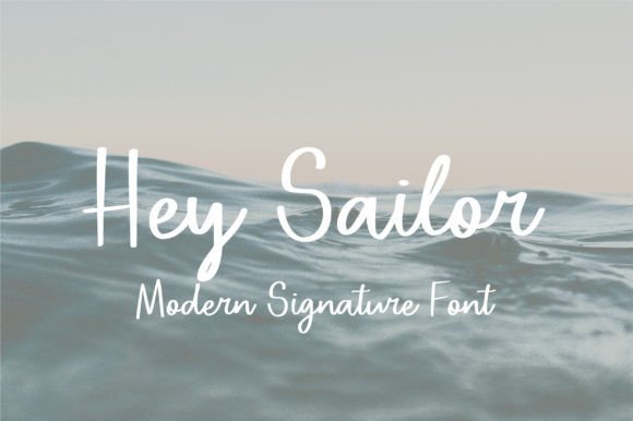 Hey Sailor Font - Featured Image
