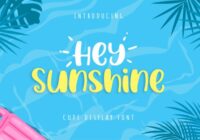 Hey Sunshine Font - Featured Image
