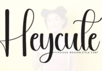 Heycute Font - Featured Image