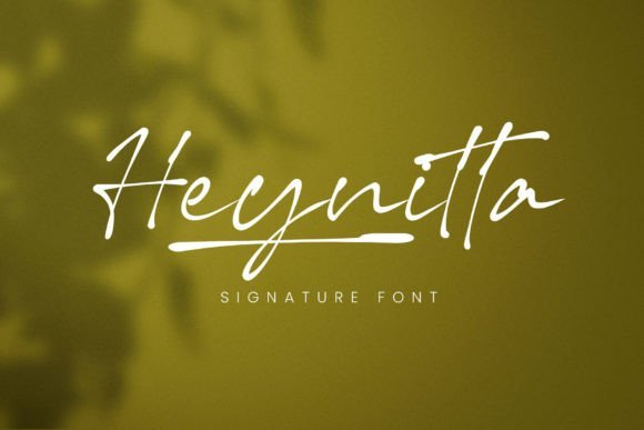 Heynitta Font - Featured Image