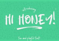 Hi Honey Font - Featured Image
