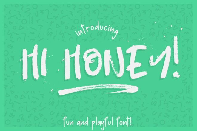 Hi Honey Font - Featured Image