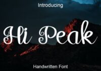 Hi Peak Font - Featured Image