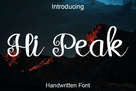 Hi Peak Font - Featured Image