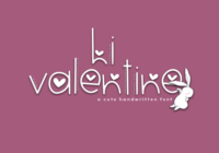 Hi Valentine Font - Featured Image