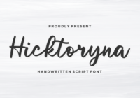 Hicktoryna Font - Featured Image