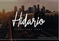 Hidario Font - Featured Image