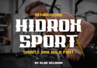 Hidrox Sport Font - Featured Image