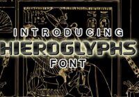 Hieroglyphs Font - Featured Image