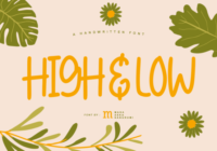 High Low Font - Featured Image