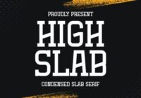 High Slab Font - Featured Image