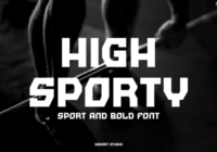 High Sporty Font - Featured Image