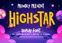 High Star Font - Featured Image