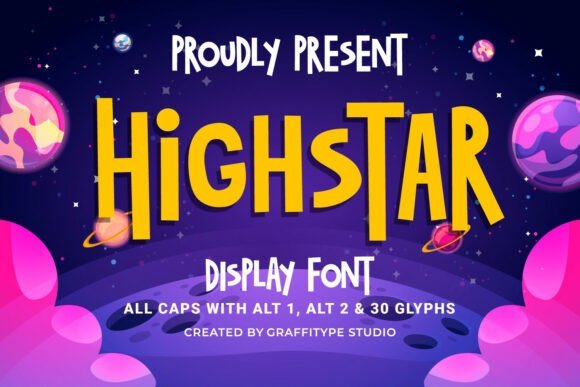 High Star Font - Featured Image