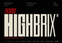 Highbrix Font - Featured Image