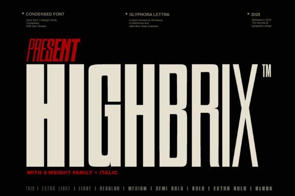 Highbrix Font - Featured Image