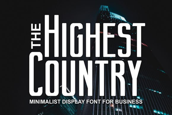 Highest Country Font - Featured Image