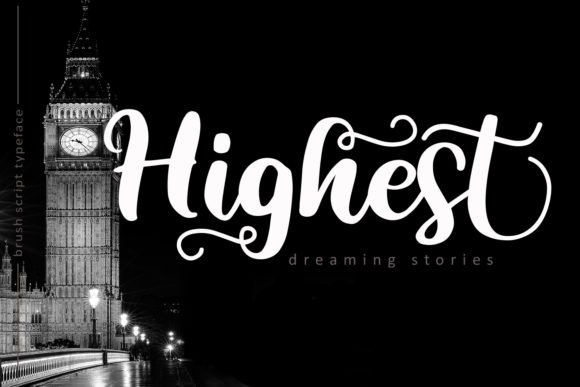 Highest Script Font - Featured Image