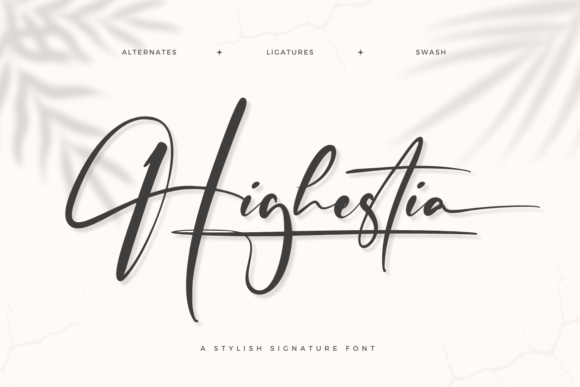 Highestia Font - Featured Image