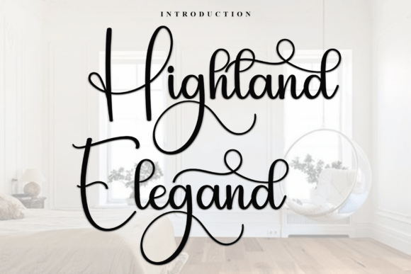 Highland Elegand Font - Featured Image