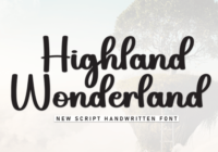 Highland Wonderland Font - Featured Image