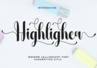 Highligher Font - Featured Image