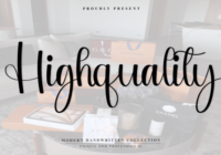 Highquality Font - Featured Image