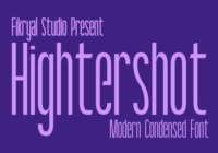 Hightershot Font - Featured Image