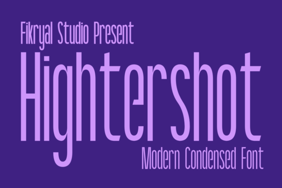 Hightershot Font - Featured Image
