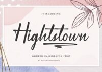 Hightstown Font - Featured Image