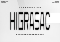 Higrasac Font - Featured Image