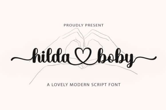 Hilda Boby Script Font - Featured Image