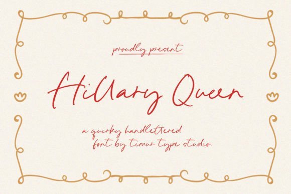 Hillary Queen Font - Featured Image
