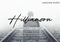 Hilliamoon Font - Featured Image