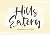 Hills Eatery Font - Featured Image