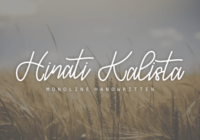 Hinati Kalista Font - Featured Image