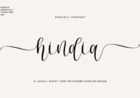 Hindia Font - Featured Image