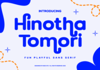 Hinotha Tomori Font - Featured Image
