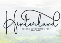 Hinterland Font - Featured Image