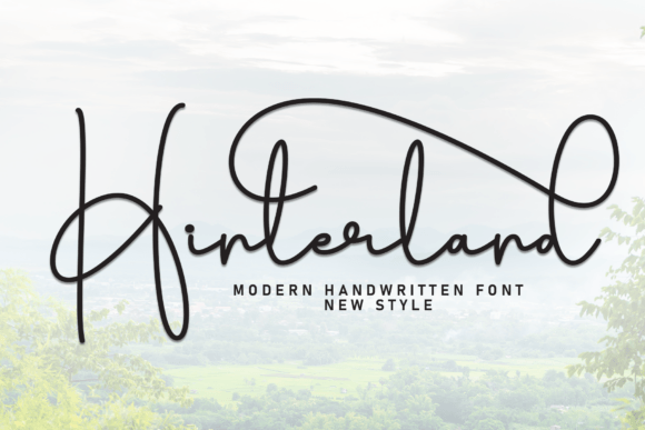 Hinterland Font - Featured Image