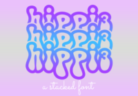 Hippi3 Font - Featured Image