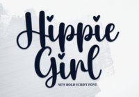 Hippie Girl Font - Featured Image