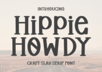 Hippie Howdy Font - Featured Image