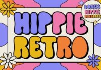Hippie Retro Font - Featured Image