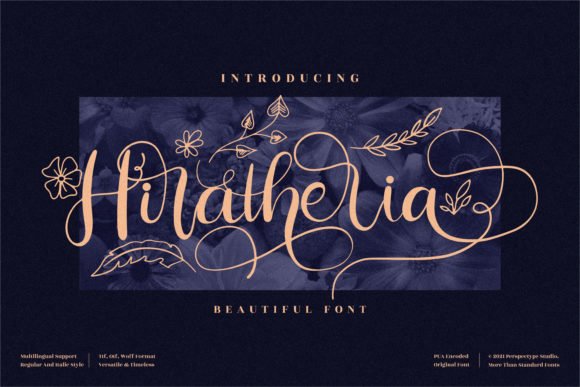 Hiratheria Font - Featured Image