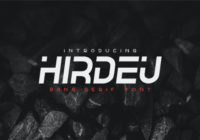 Hirdeu Font - Featured Image