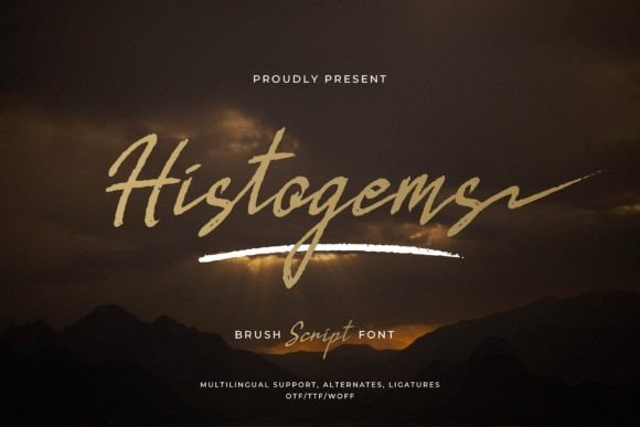 Histogems Font - Featured Image