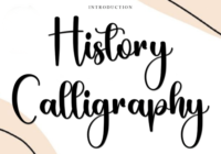History Calligraphy Font - Featured Image